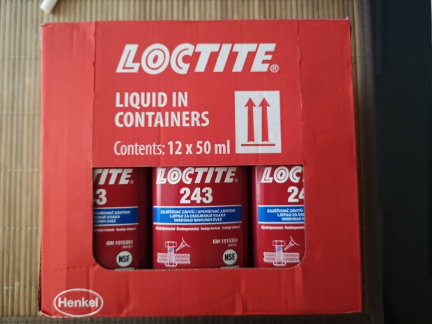 Loctite 243 Kzepes Szilrdsg Csavarrgzt 