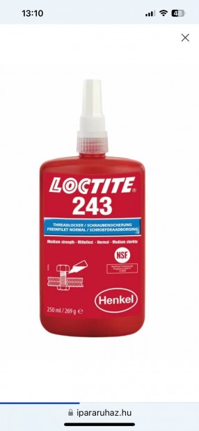 Loctite 243 menetrgzt 250ml