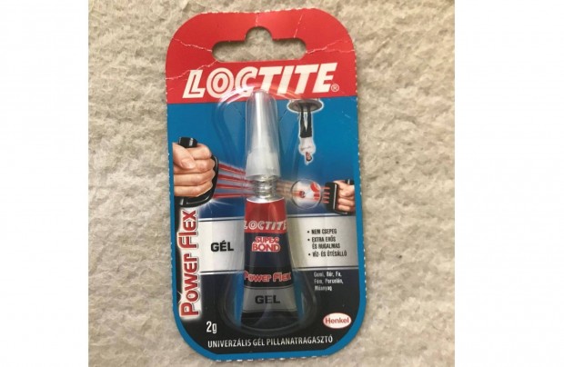 Loctite Power Flex rugalmas pillanatragaszt nagyon ers ragasztshoz