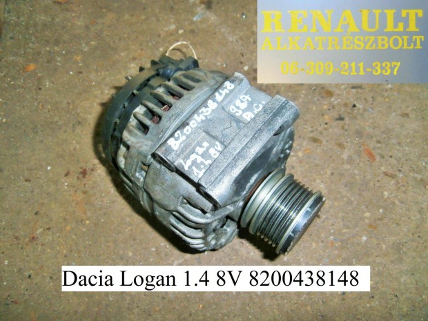 Logan 1.4 8V 8200438148 genertor