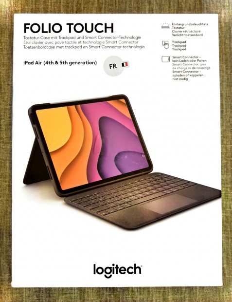 Logitech Folio Touch billentyzet Ipad Air 4.-5.gen///j//Szmla