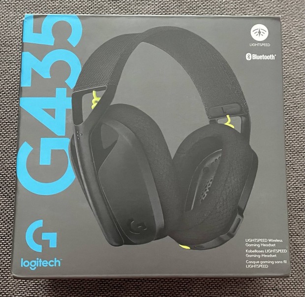 Logitech G435 Lightspeed gamer fejhallgat 