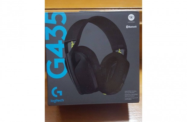 Logitech G435 gamer bluetooth headset fejhallgató, fekete