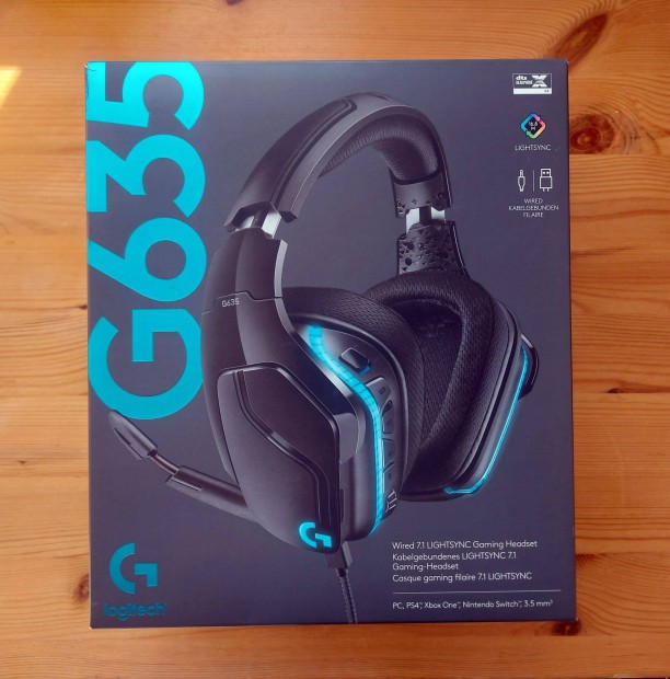 Logitech G635 7.1 (vezetkes fejhallgat)