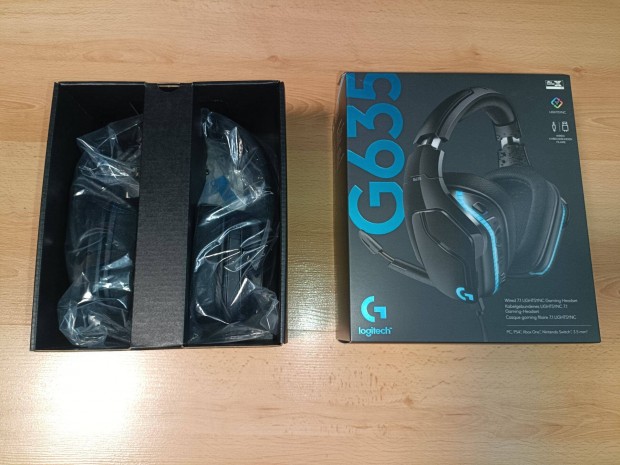 Logitech G635 Lightsync DTS X2.0 RGB (vezetkes) 7.1 surround