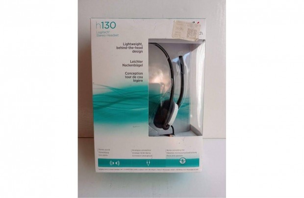 Logitech H130 Headset, fejhallgat