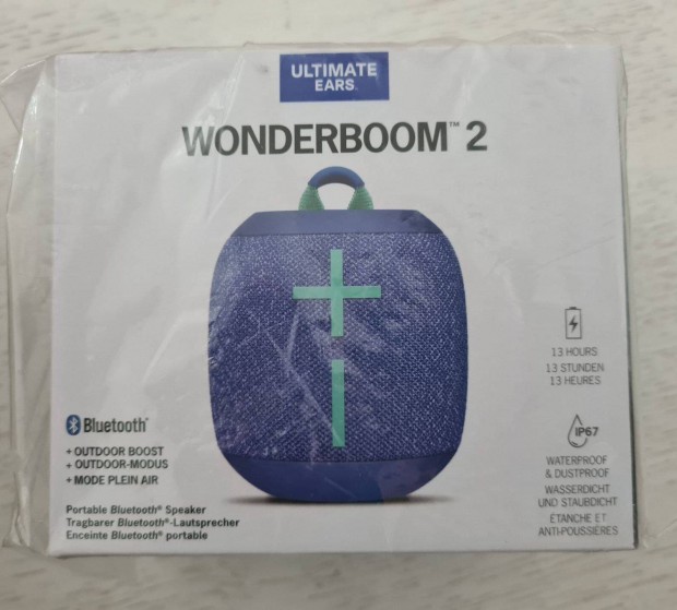 Logitech Ultimate Ears Wonderboom 2 bluetooth hangszr bontatlan!