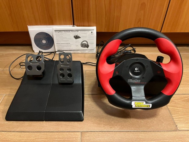 Logitech Wingman Formula Force GP kormny retro kontroller szmtgp