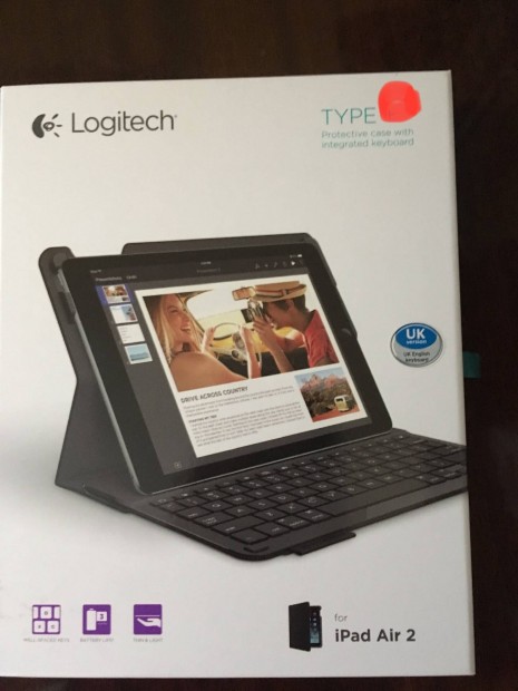 Logitech protective case with integrated keyboard