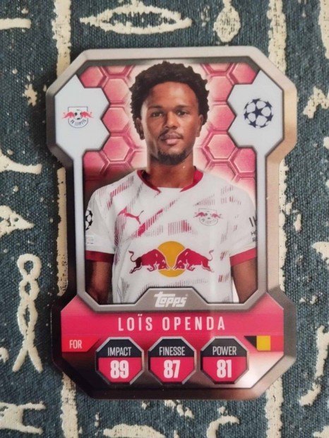 Lois Openda (RB Leipzig) Shield Pajzs Bajnokok Ligja 2024/25 krtya