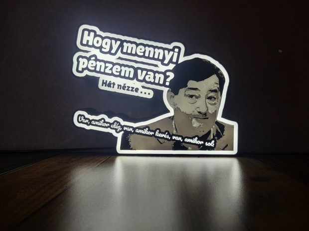 Lölő dekorlampa