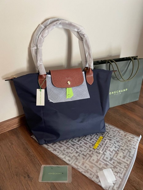 Longchamp Le Pliage navy blue sttkk L tska