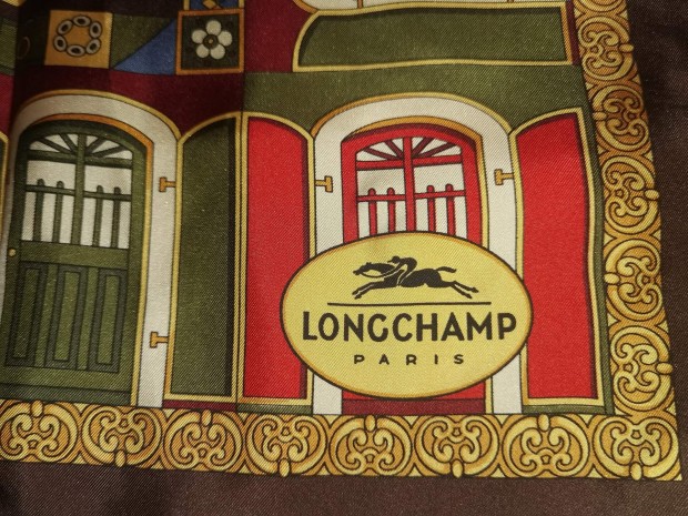 Longchamp Paris eredeti j selyemkend Rendkvli R 05.14!
