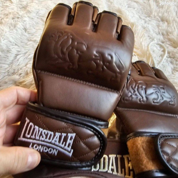 Lonsdale Leather MMA sparring S/M es mret teljesen j gyri csomagol