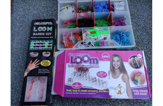 Loom Band gumis kszt jtk gumikszlet elad!