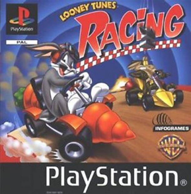 Looney Tunes Racing, Mint eredeti Playstation 1 jtk