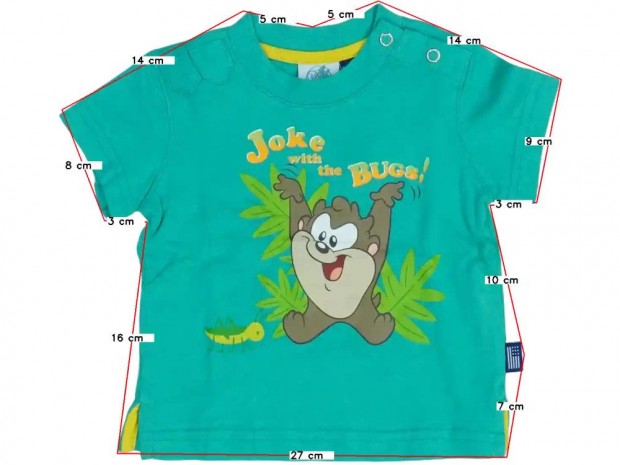 Looney Tunes Új (címkés) Fiú Póló (Méret: 68)