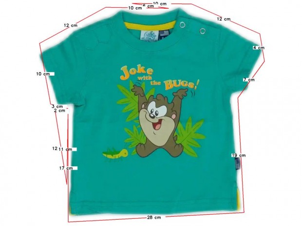 Looney Tunes Új (címkés) Fiú Póló (Méret: 74)