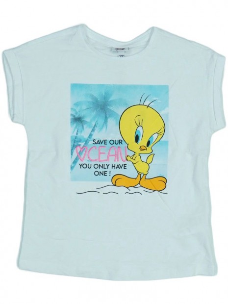 Looney Tunes Új (címkés) Lány Póló (Méret: 128)