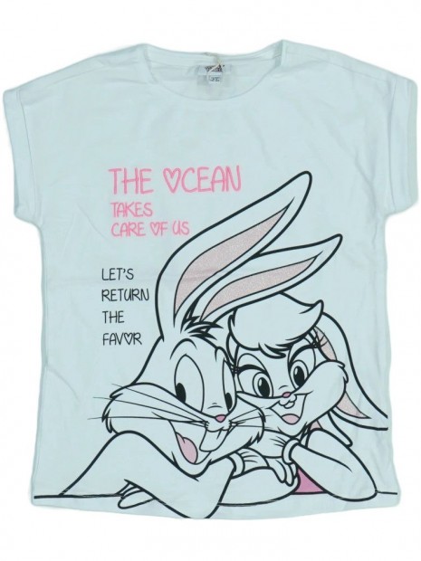 Looney Tunes Új (címkés) Lány Póló (Méret: 134)