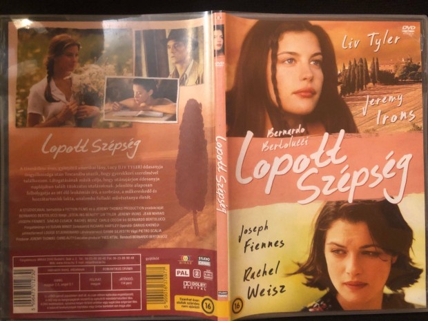 Lopott szpsg DVD Bernardo Bertolucci (Liv Tyler, Jeremy Irons)