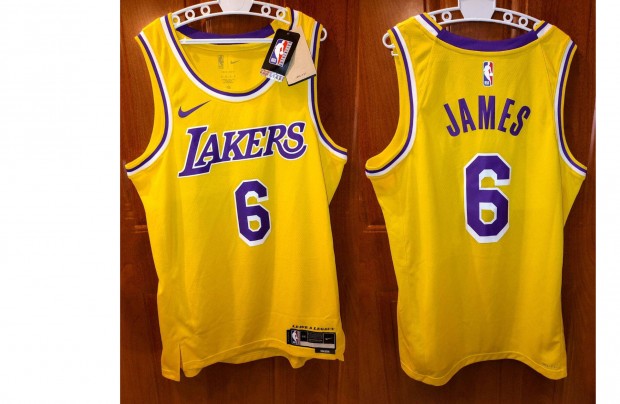 Los Angeles Lakers Lebron James eredeti Nike srga kosaras mez (M)