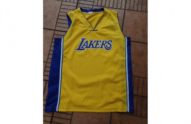 Los Angeles Lakers kosaras szurkoli mez kosrlabda mez M L