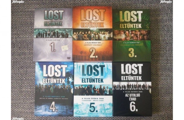 Lost 1-6 vad DVD Gyjtemny