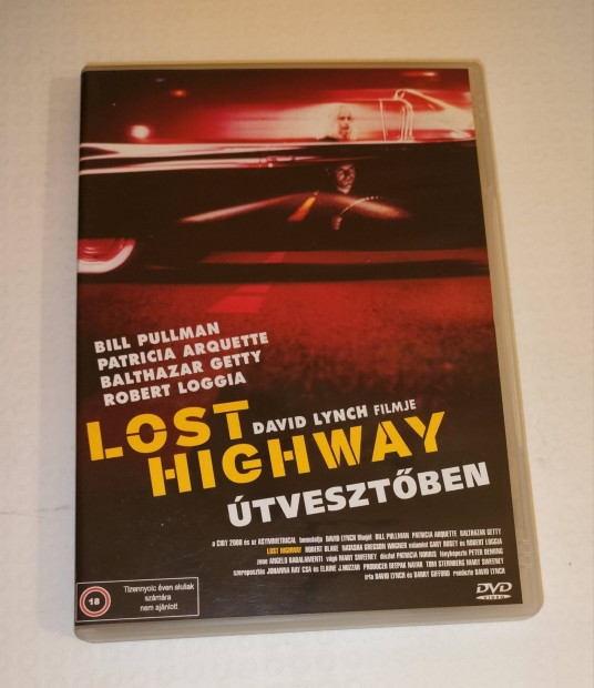 Lost Highway tvesztben dvd David Lynch filmje 