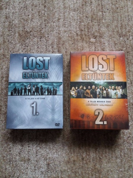 Lost - Eltntek - 1. vad (5 DVD) + 2. vad (7 DVD)