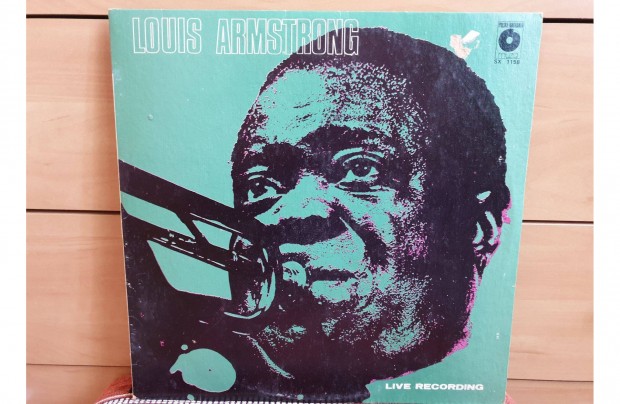 Louis Armstrong - LIVE Recording hanglemez bakelit lemez Vinyl