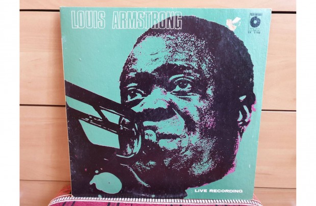 Louis Armstrong - LIVE Recording hanglemez bakelit lemez Vinyl