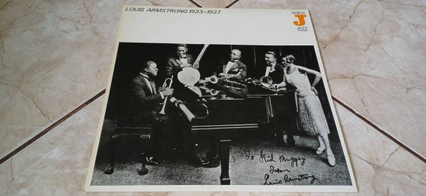 Louis Armstrong bakelit lemez