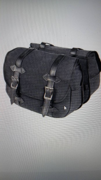 Louis canvas saddle retro motoros nyeregtáska