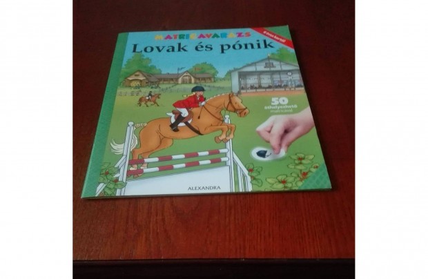 Lovak s Pnik knyv thelyezhet matrickkal, hasznlt