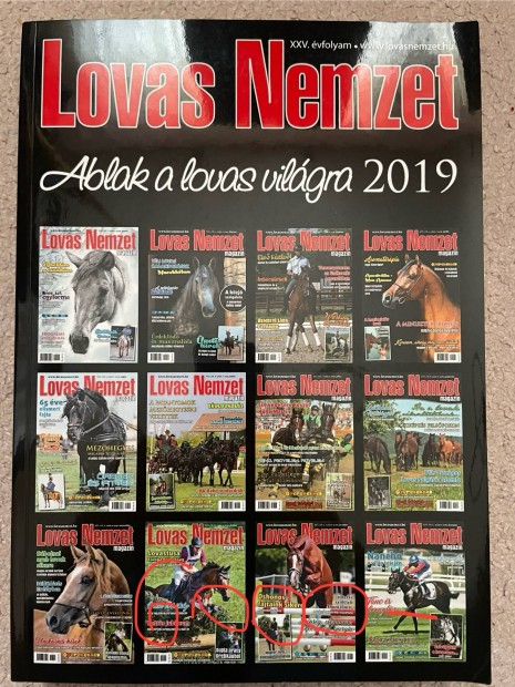 Lovas Nemzet 2019 knyv