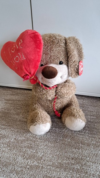 Love & Cuddles Plss kutya szvvel 30cm j, cimks8