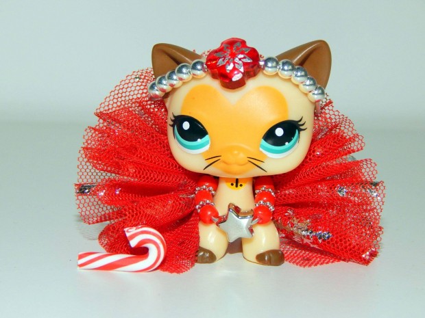 Lps Littlest Pet Shop cica kiegszt ruha szett / Karcsony 3