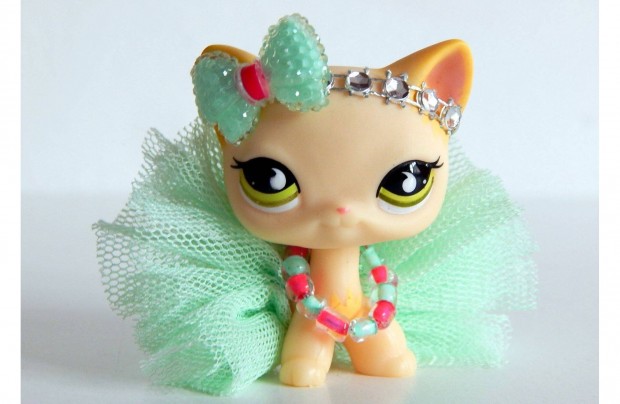 Lps Littlest Pet Shop cica kiegszt ruha szett / menta-pink