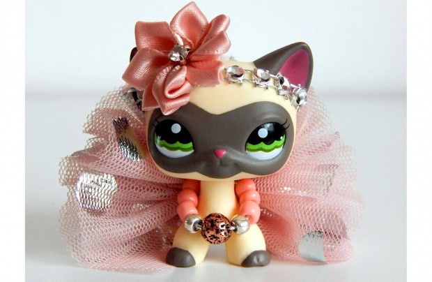 Lps Littlest Pet Shop cica kiegszt ruha szett / pder-ezst