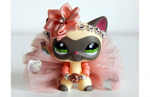 Lps Littlest Pet Shop cica kiegszt ruha szett / pder-ezst