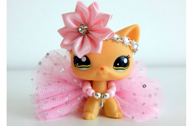 Lps Littlest Pet Shop cica kiegszt ruha szett /rzsaszn tt