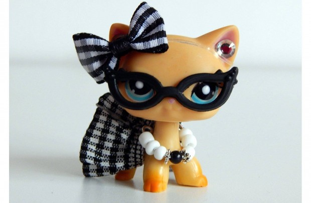 Lps Littlest Pet Shop rvid szr cica kiegszt ruha szett / kocks