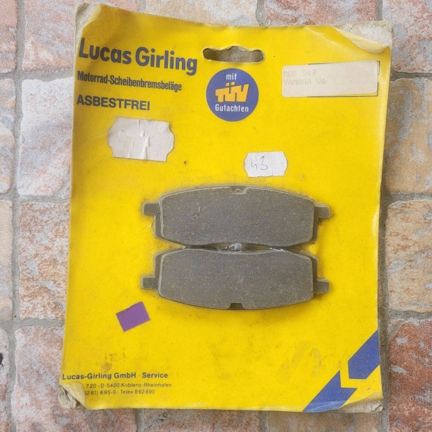 Lucas MCB 549 motorkerkpr fkbett