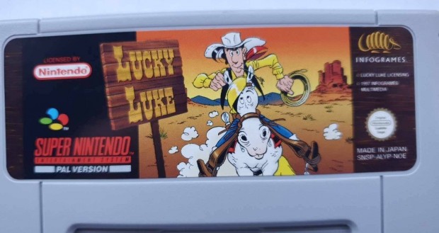 Lucky Luke (Super Nintendo) Csak a jtk. 1992