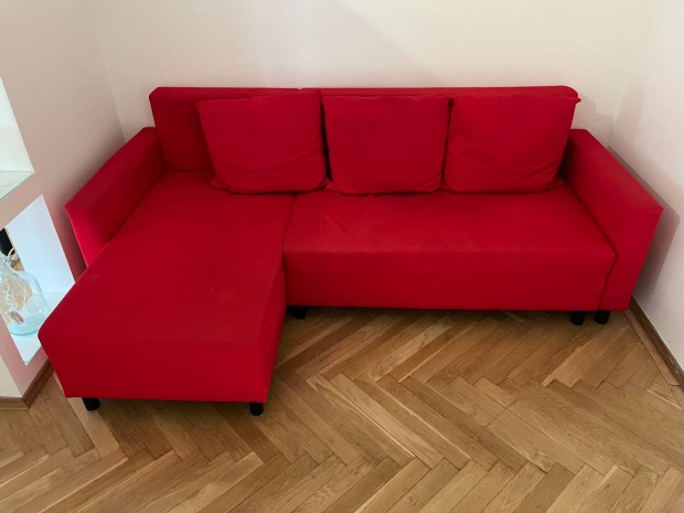 Lugnvik Ikea kanapgy - Piros