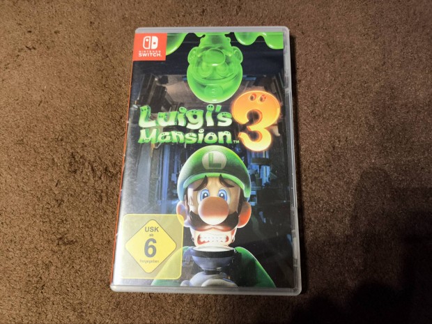 Luigi's Mansion 2-3 jtk, Nintendo Switch 