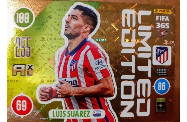 Luis Surez Atltico Madrid Limited focis krtya Panini 2021 Update