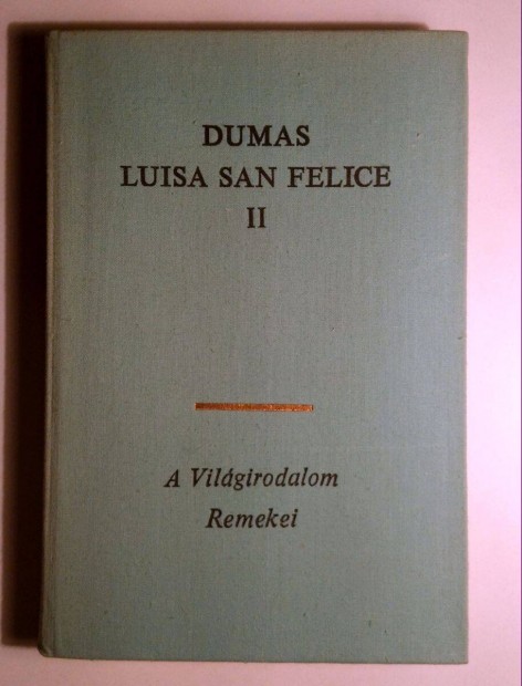 Luisa San Felice II. (Alexandre Dumas) 1977 (8kp+tartalom)