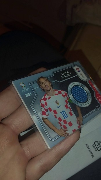 Luka Modric Karszallag relic Topps Match Attax 2023-24